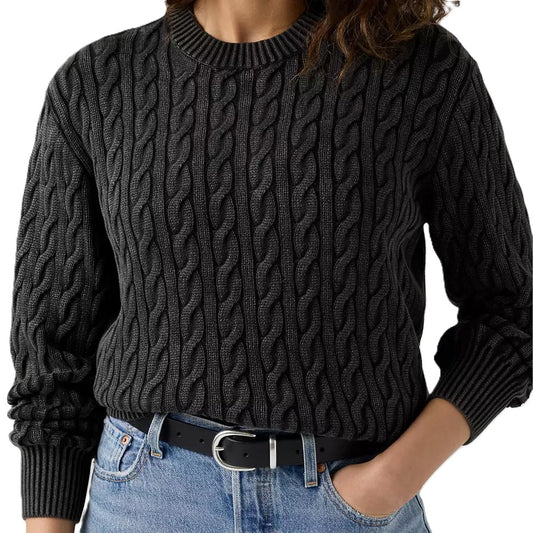 Levi´s® Boyfriend Cable Crewneck Pullover