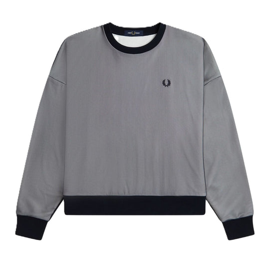 Fred Perry Mesh Overlay Sweatshirt
