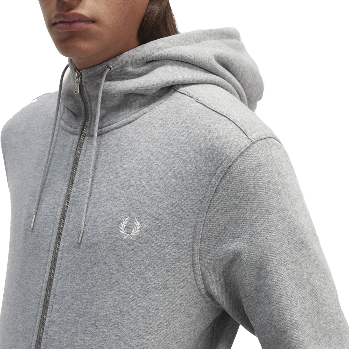 Fred Perry Hooded Zip Through Sweatshirt