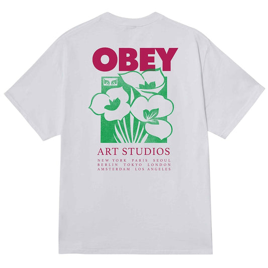 OBEY Art Studio Flowers T-Shirt