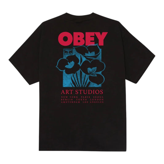 OBEY Art Studio Flowers Classic T-Shirt