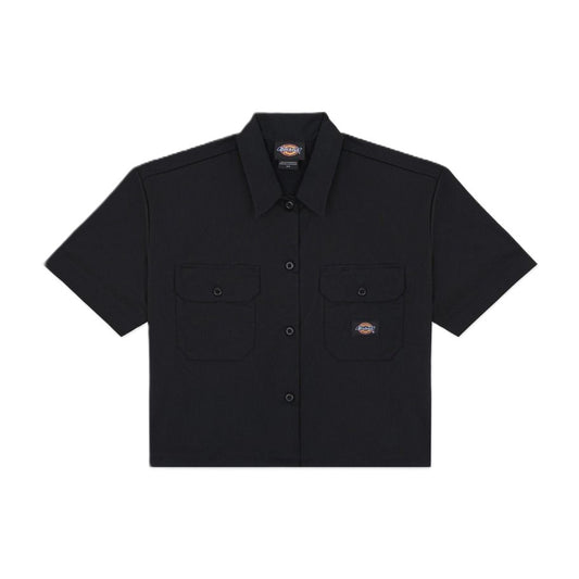 Dickies Cropped Short-Sleeve Work Shirt