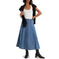 Levi's® Button Front Circle Lightweight Skirt