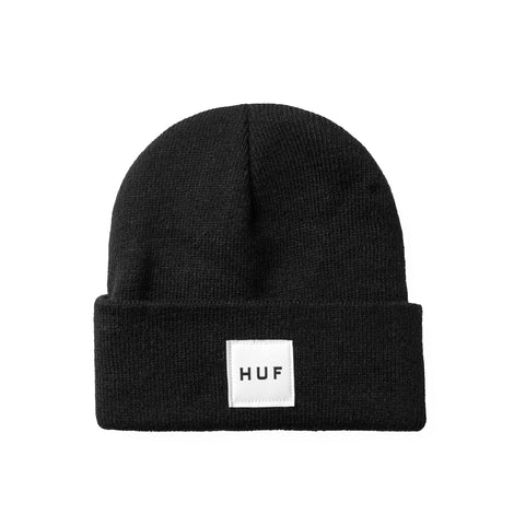 HUF Box Logo Beanie - Black