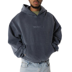 Two Jeys Pigment Dyed Blue Icon Hoodie