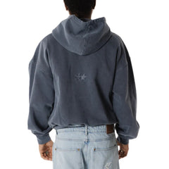 Two Jeys Pigment Dyed Blue Icon Hoodie
