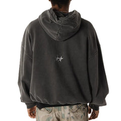 Two Jeys Stone Washed Black Icon Hoodie
