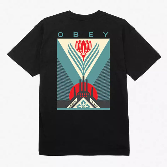 Obey Green Power Factory Classi T. Shirt