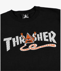 Thrasher x Toy Machine Pyramid T-Shirt