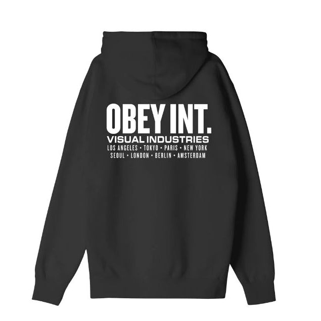 Obey Int Visual Industries Premium Pullover Hood