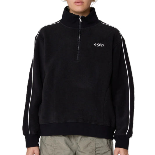 OBEY Watts Zip Mockneck