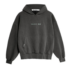 Two Jeys Stone Washed Black Icon Hoodie