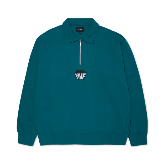 HUF Big Block 1/4 Zip French Terry