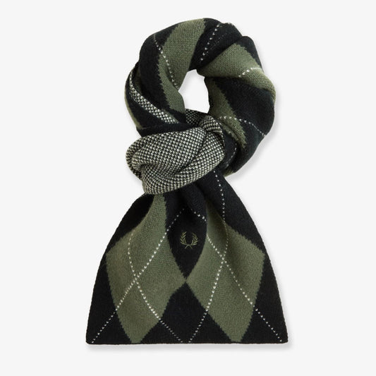 Fred Perry Brushed Argyle Scarf
