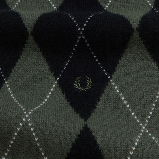 Fred Perry Brushed Argyle Scarf