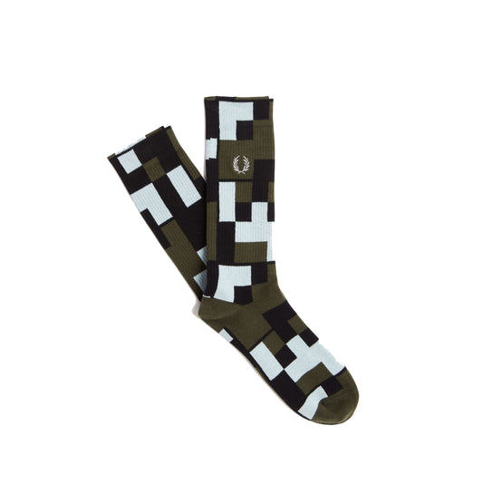 Fred Perry Pixel Print Socks