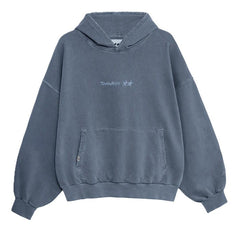 Two Jeys Pigment Dyed Blue Icon Hoodie