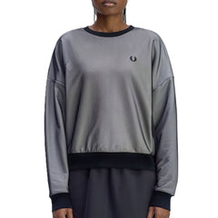 Fred Perry Mesh Overlay Sweatshirt