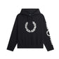 Fred Perry Graphic Branded Hooded Sweatshirt
