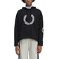 Fred Perry Graphic Branded Hooded Sweatshirt