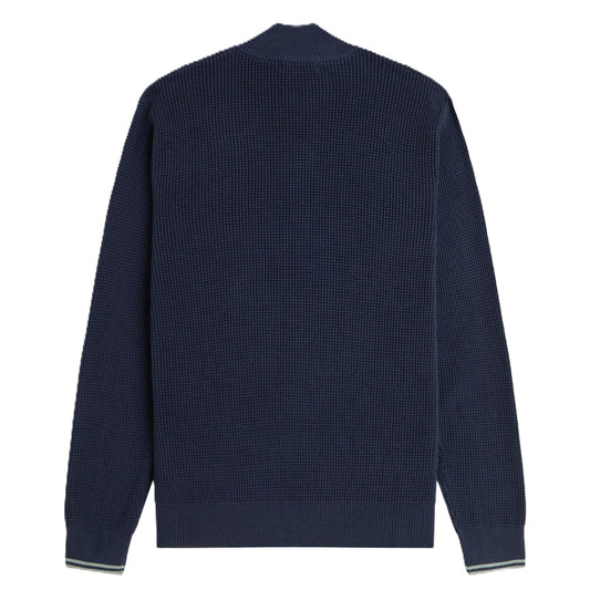 Fred Perry Waffle Stitch Half Zip Jumper