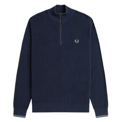 Fred Perry Waffle Stitch Half Zip Jumper