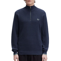 Fred Perry Waffle Stitch Half Zip Jumper