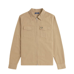 Fred Perry Twill Zip-Through Overshirt