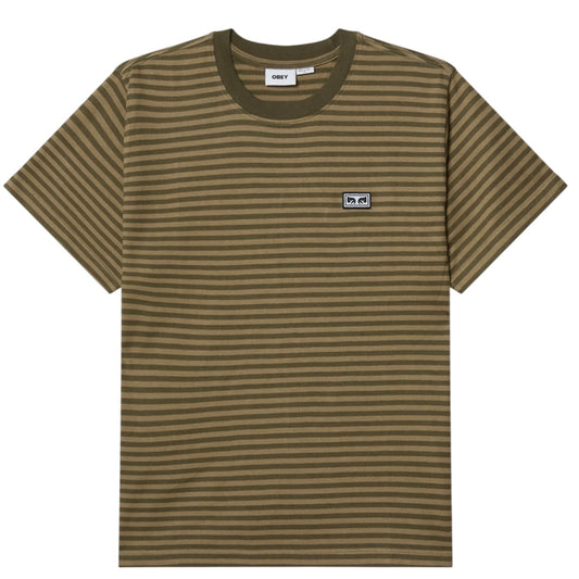 OBEY Est Works Eyes Stripe T-Shirt