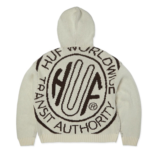 HUF Token Zip Hooded Sweater