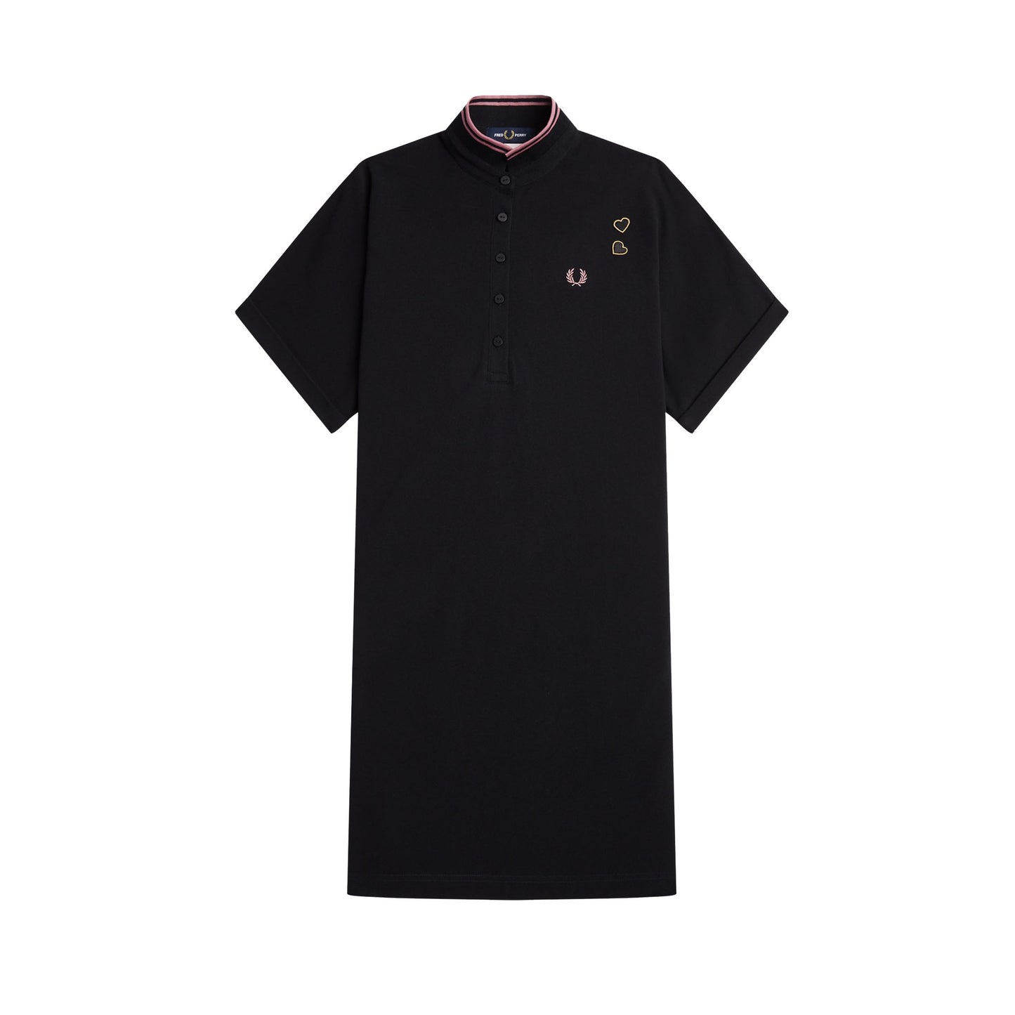 Fred Perry x Amy Winehouse Tipped Piqué Shirt Dress