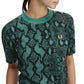 Fred Perry Snake Print Jumper