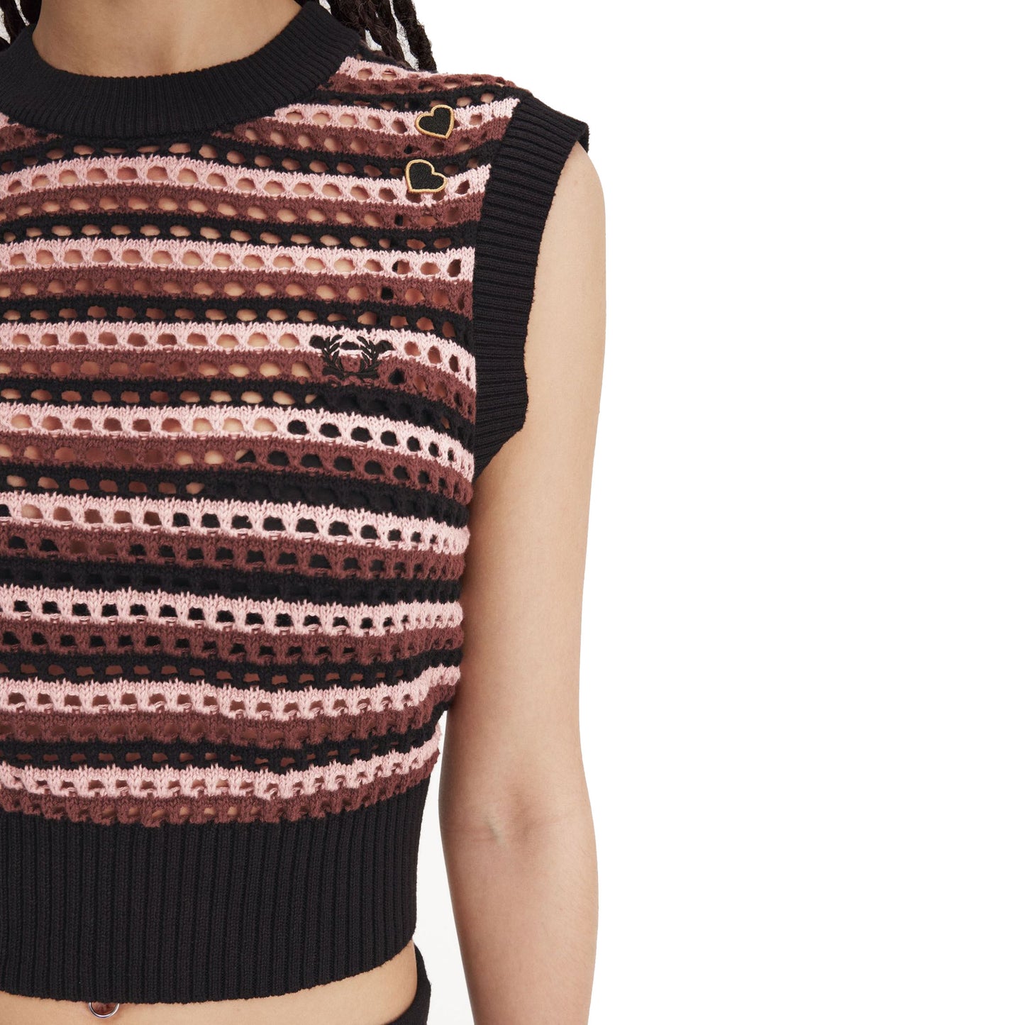 Fred Perry x Amy Winehouse Open Knit Tank