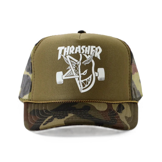 Thrasher x Spitfire Thrash & Burn Trucker Cap