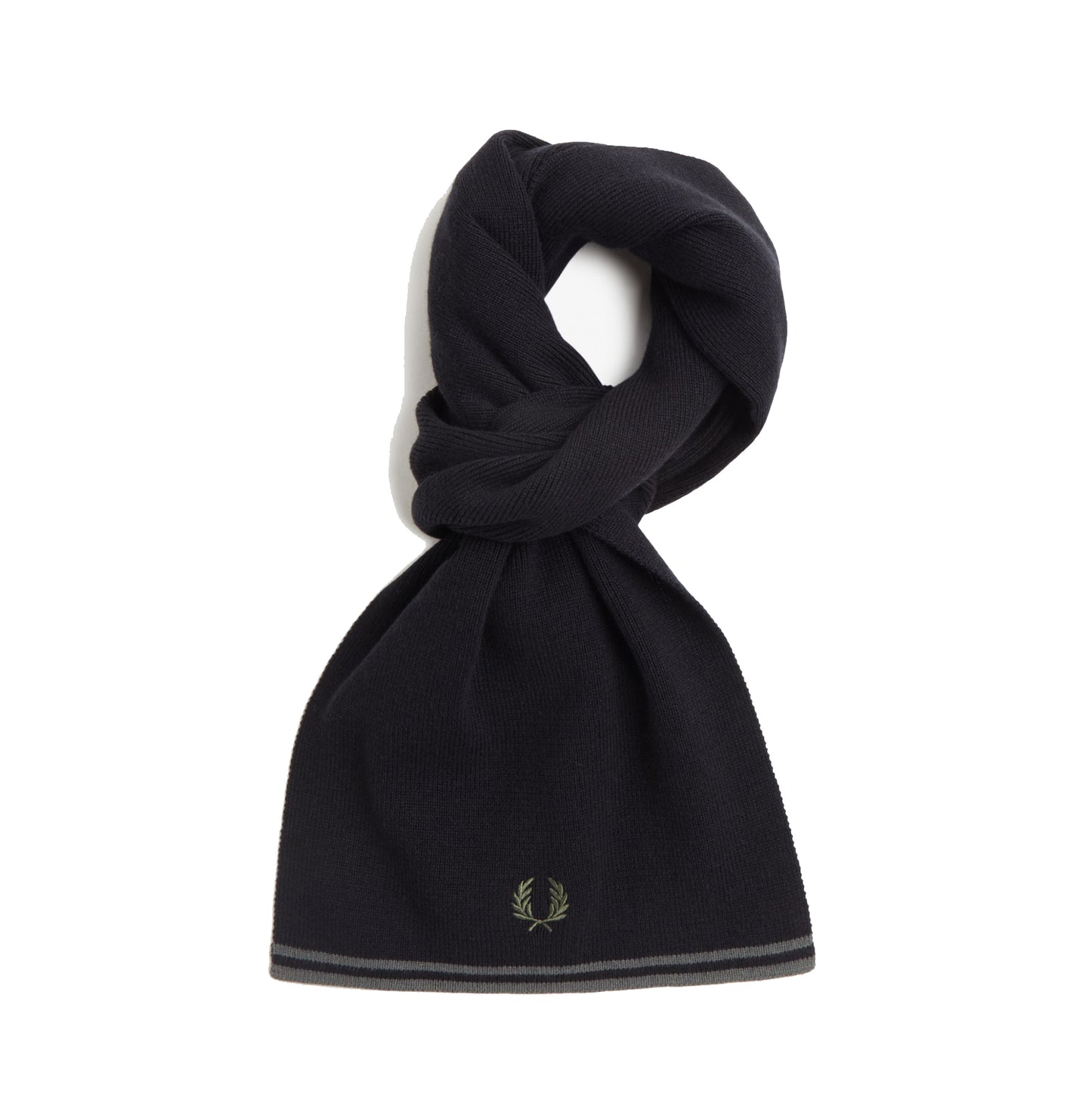 Fred Perry Twin Tipped Merino Wool Scarf