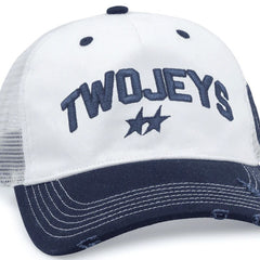 TwoJeys White Icon Trucker