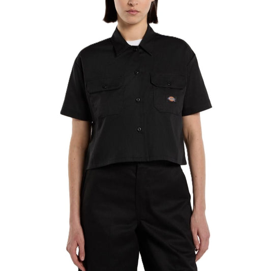 Dickies Cropped Short-Sleeve Work Shirt