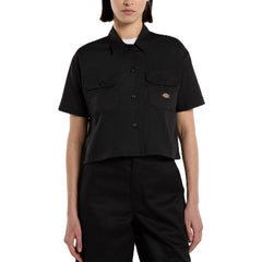 Dickies Cropped Short-Sleeve Work Shirt