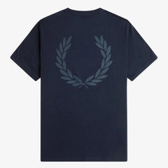 Fred Perry Rear Powder Laurel Graphic T-Shirt