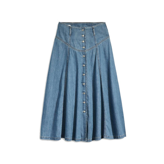 Levi's® Button Front Circle Lightweight Skirt