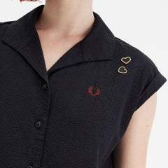 Fred Perry x Amy Winehouse Open Collar Shirt Dress