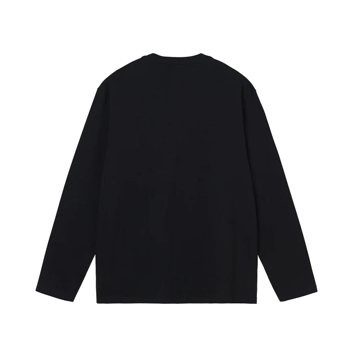 Stussy Color Block LS Crew - Black