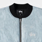 Stussy Washed Canvas Primaloft  Vest - Light Blue