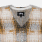 Stussy Hairy Plaid Cardigan