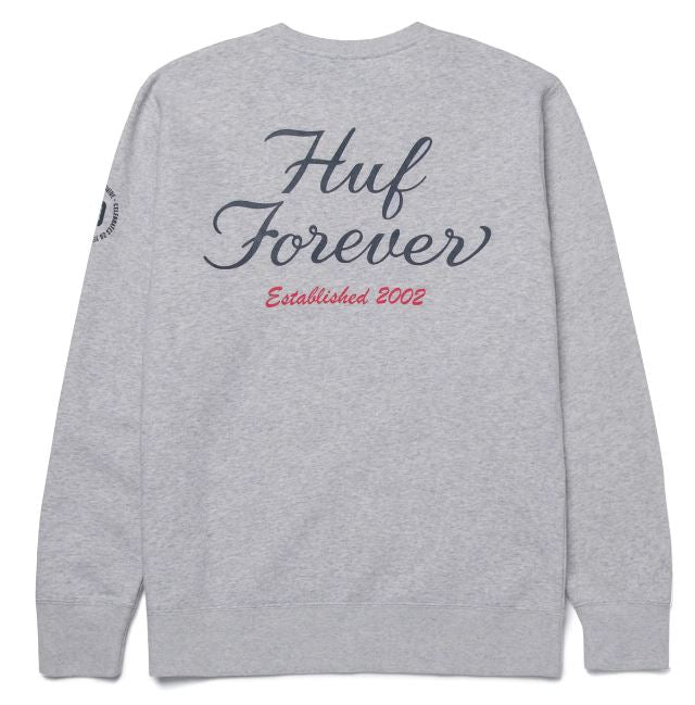 Huf Forever Crew Sweatshirt - Grey