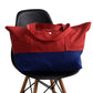 Pray for Rain Scuba Weekender Bag - Red & Blue