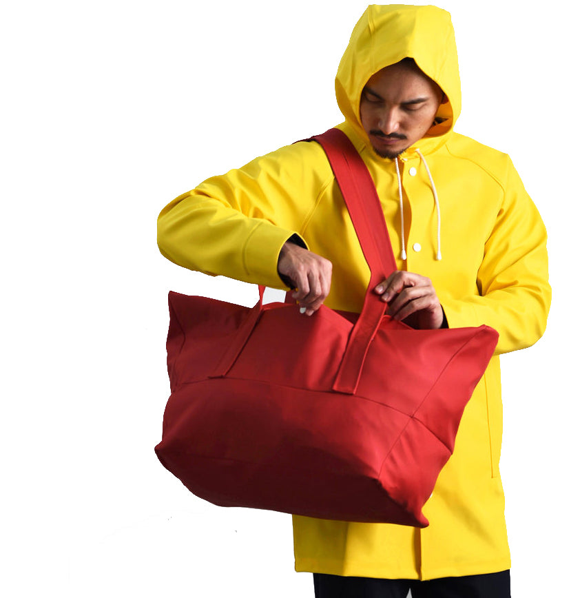 Pray for Rain Scuba Weekender Bag - Red