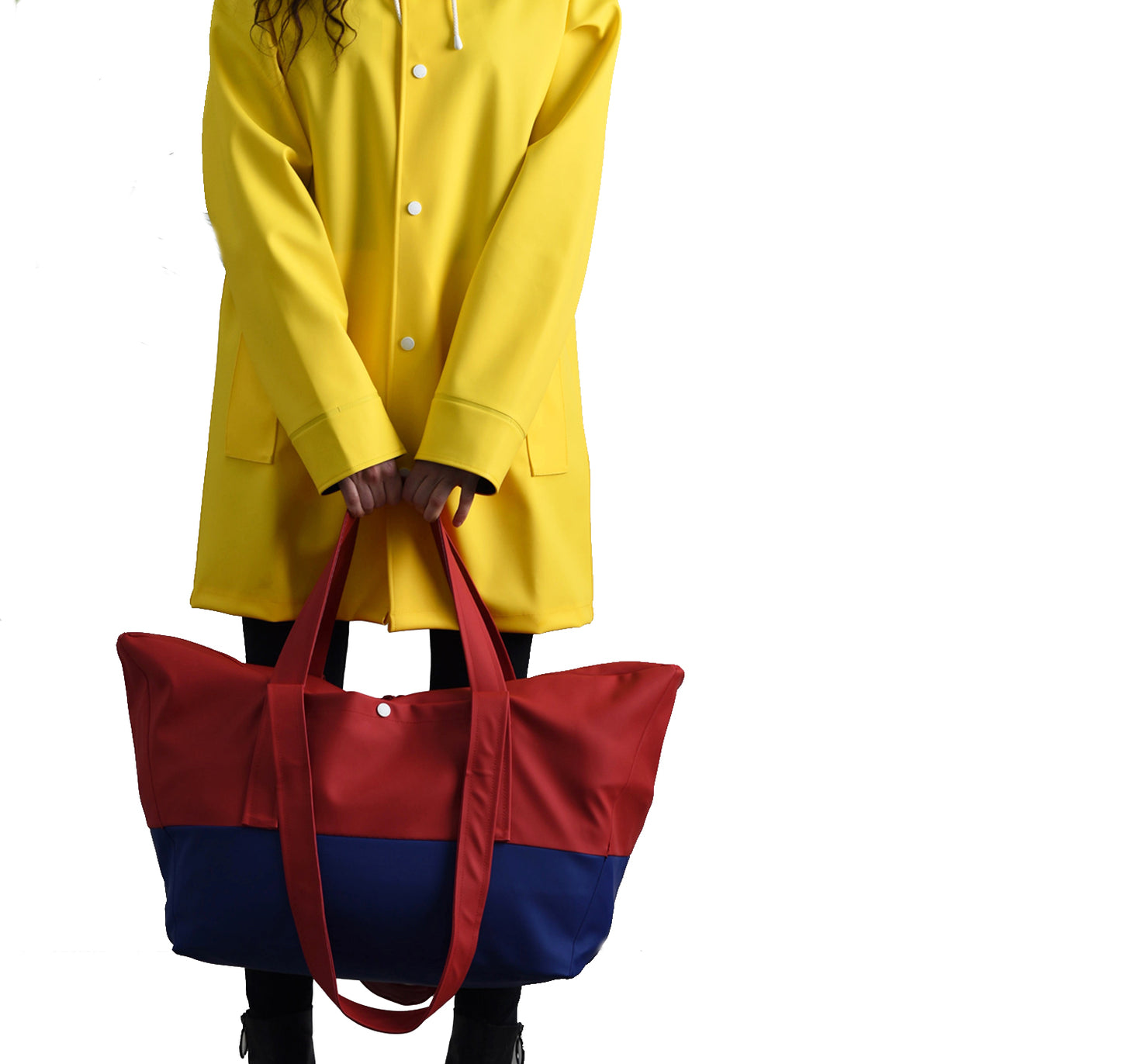 Pray for Rain Scuba Weekender Bag - Red & Blue