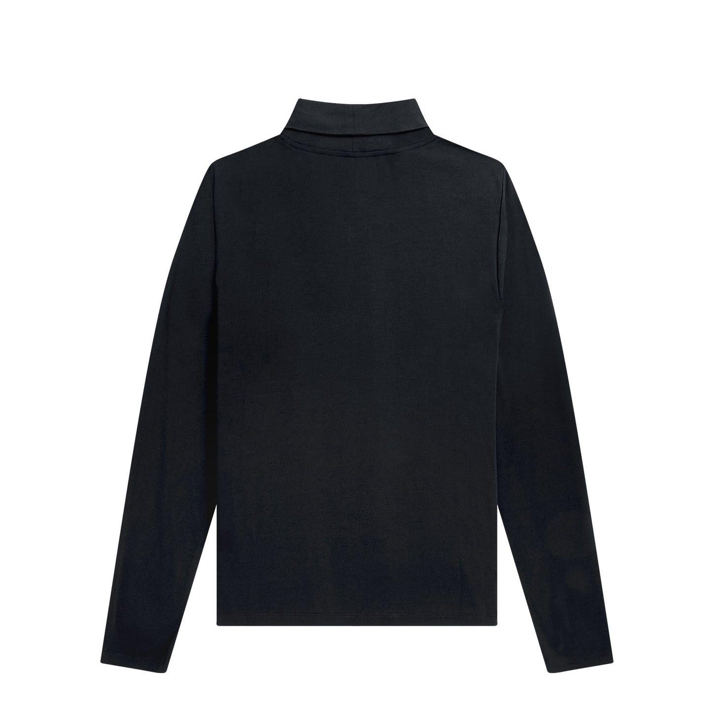 Fred Perry Roll - Neck Top - Black